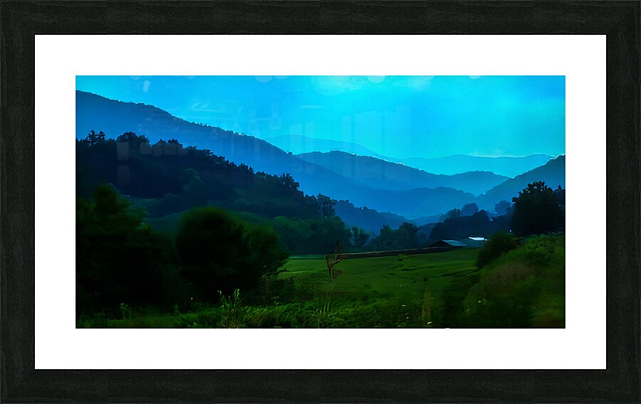 Wayah Rd View  Picture Frame print