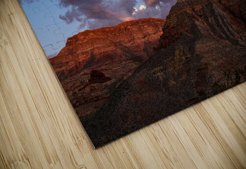 Virgin River Gorge Sunset  Pope McElvy puzzle