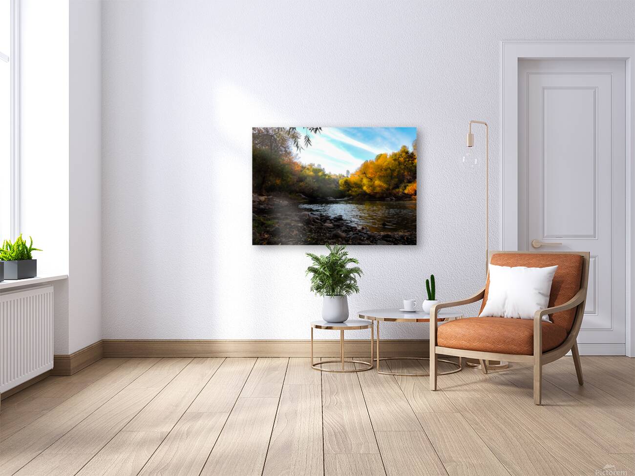 Fall On The River Reproduction