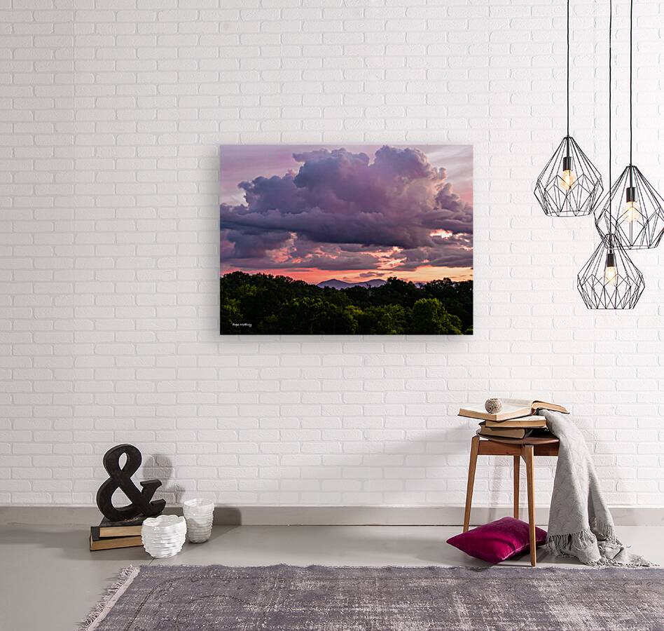 Purple Sunset Glow Reproduction