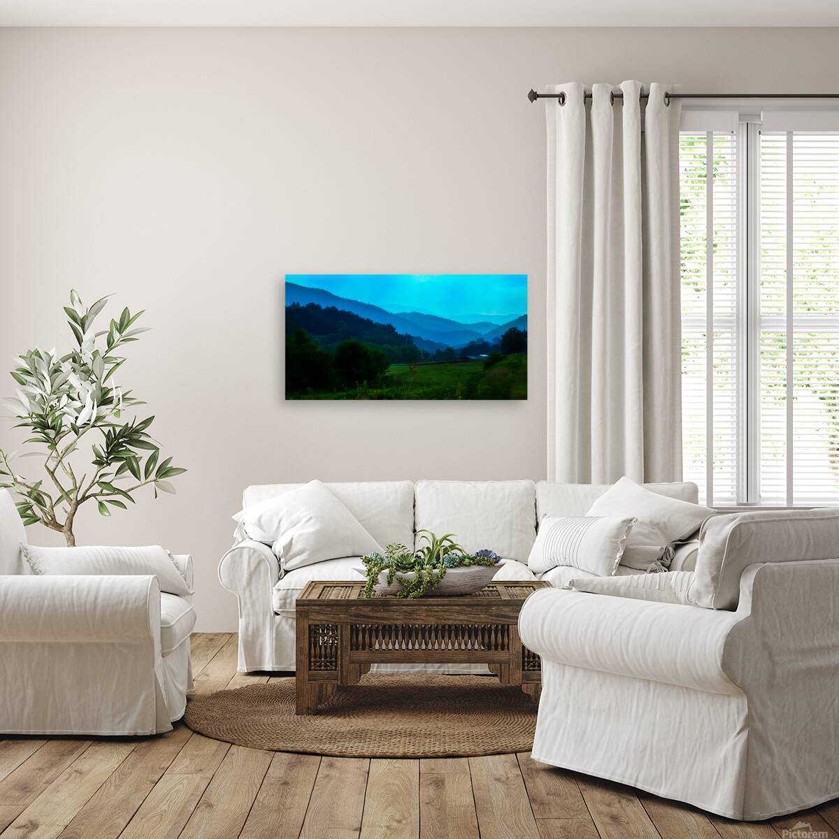 Wayah Rd View  Reproduction
