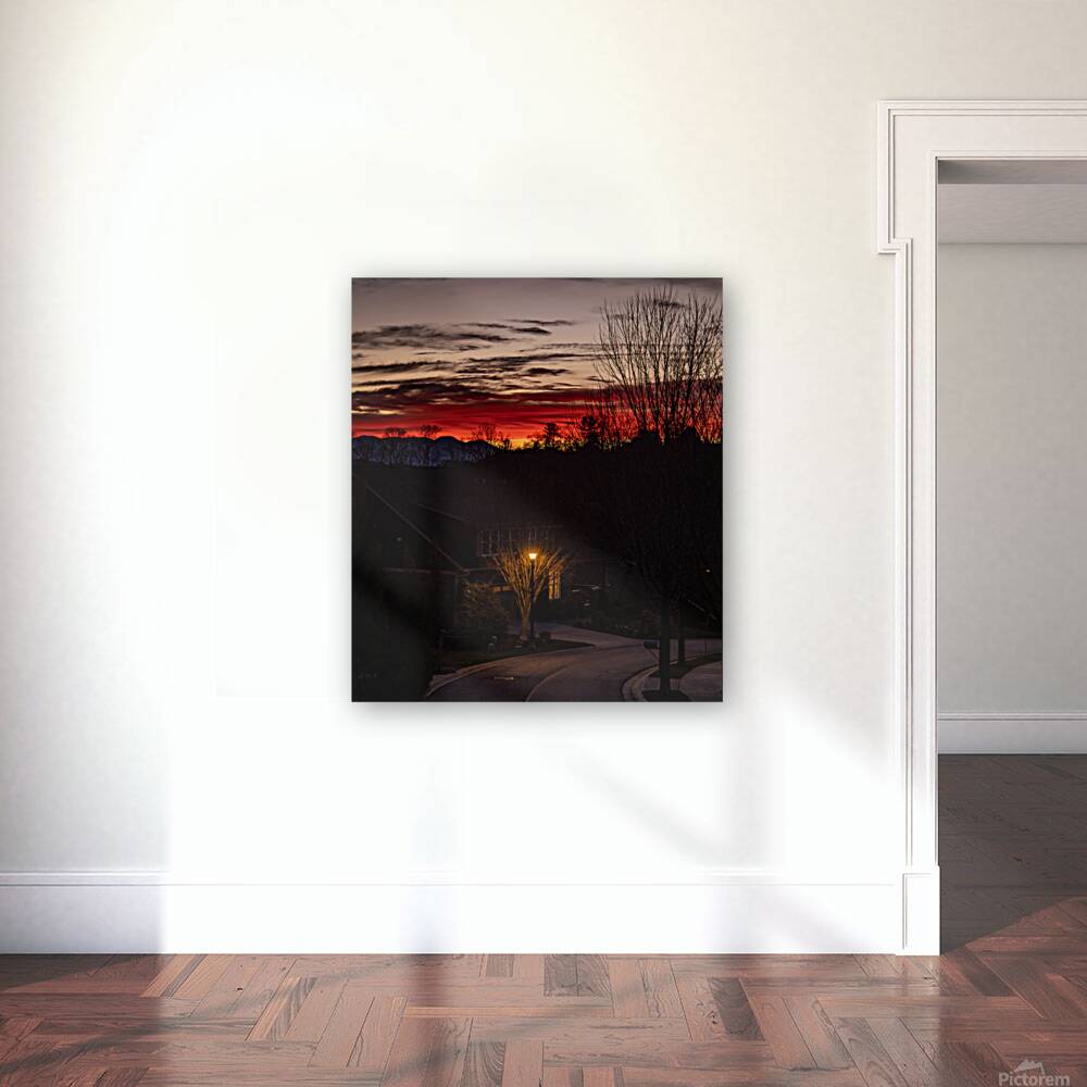 Blood Red Sunset Reproduction
