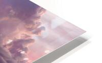 Purple Sunset Glow HD Metal print