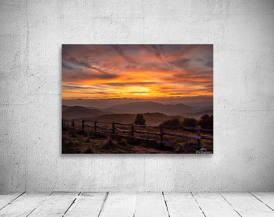 Sunset at Max Patch Wall Preview