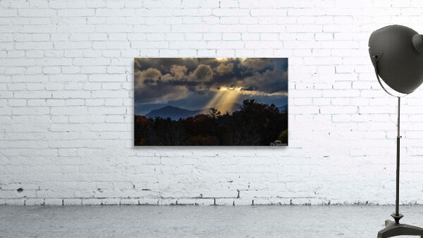 Rays Over Big Butt Mountain Wall Preview