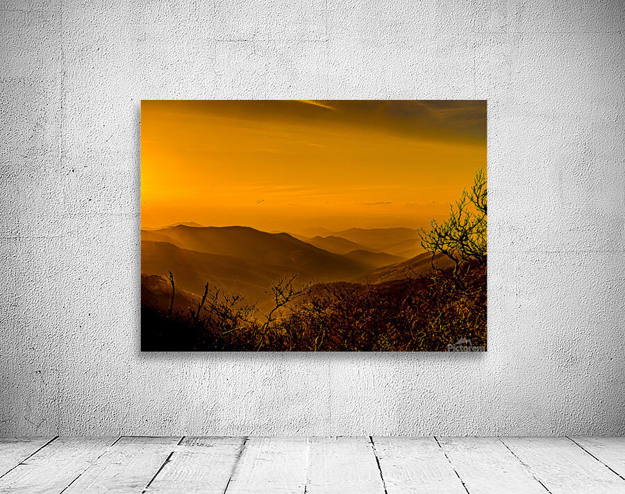 Craggy Gardens Sunset Wall Preview