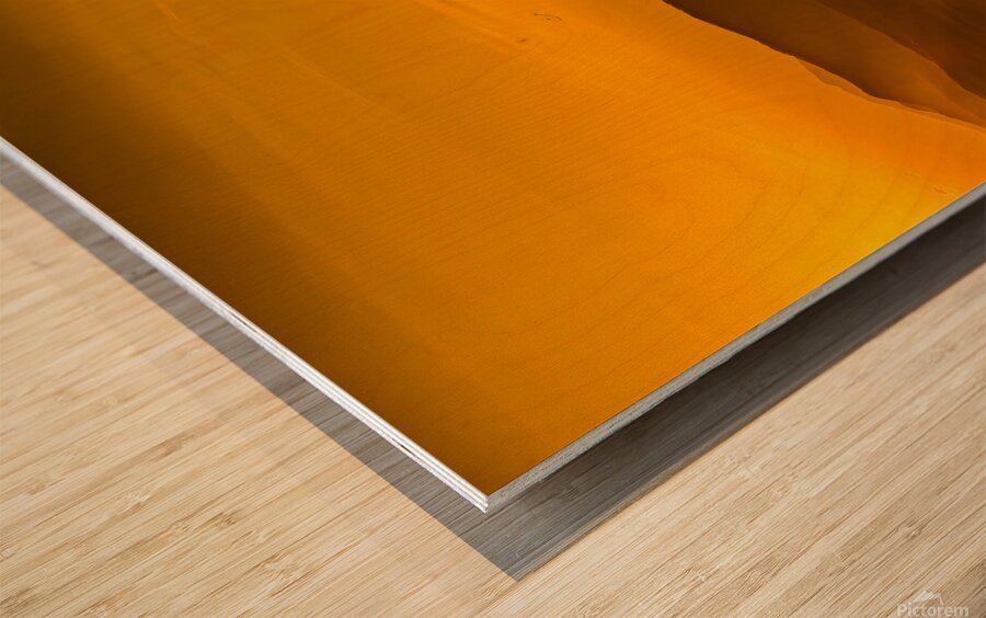 Craggy Gardens Sunset Wood print