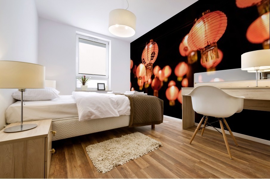 The Lanterns Mural print