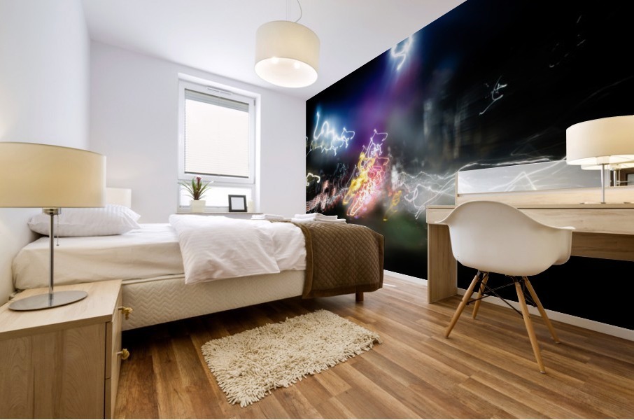 City Paint Mural print