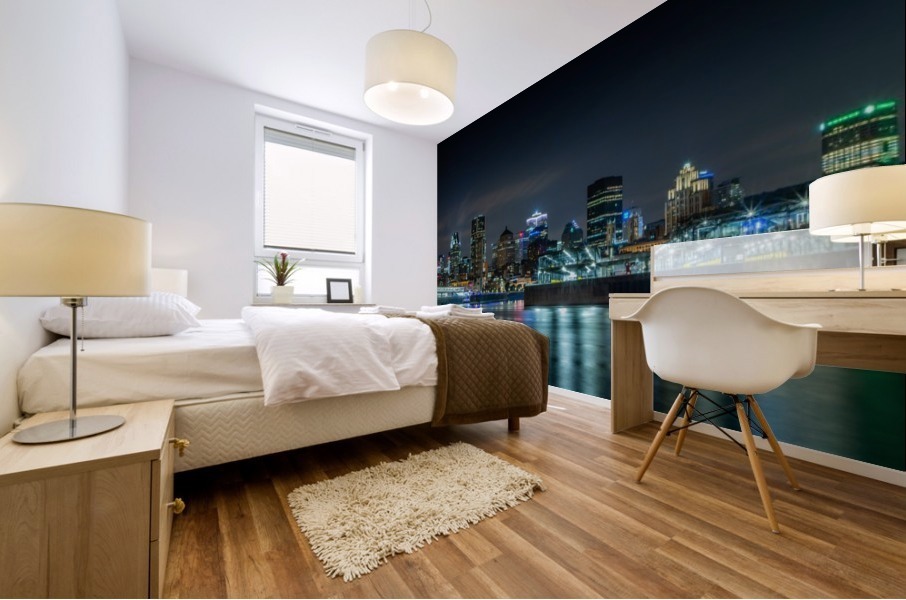 Montreal Skyline Mural print