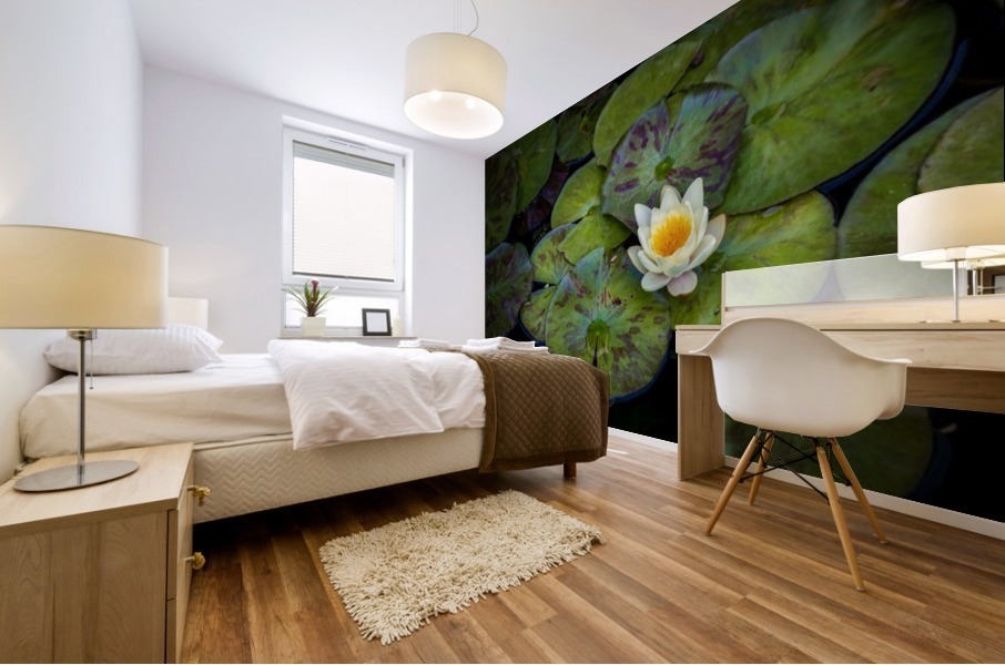 The Lotus Mural print