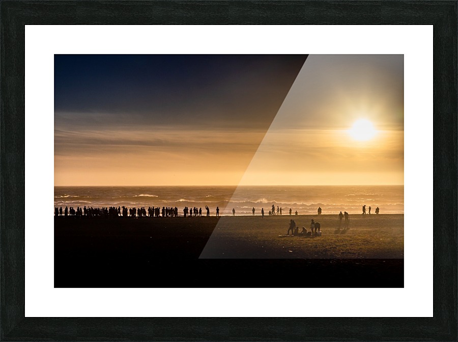 Ocean Beach Sunset Picture Frame print