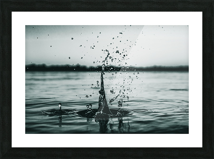 The Splash Picture Frame print