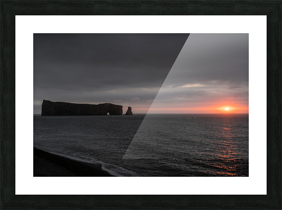 Rocher Perce Picture Frame print