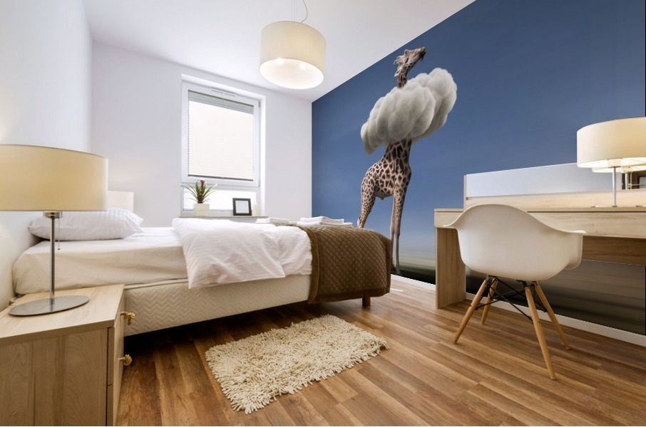 Trapeze Artists with Unusual Trapeze Mural print