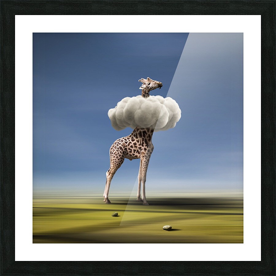 Trapeze Artists with Unusual Trapeze Picture Frame print