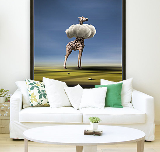 Trapeze Artists with Unusual Trapeze Reproduction