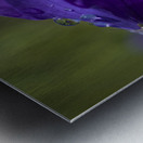 Water Drop Refraction Metal print