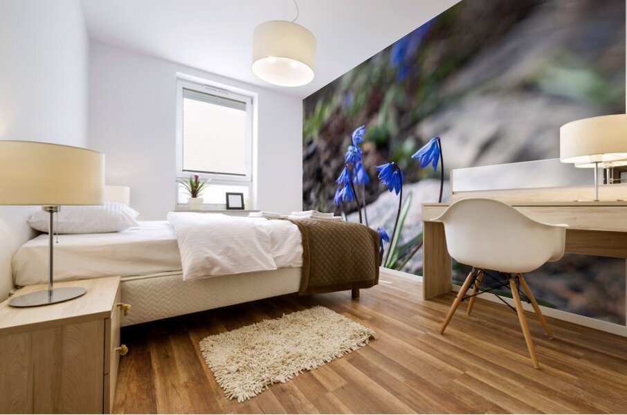 Ethereal Blossoms Mural print