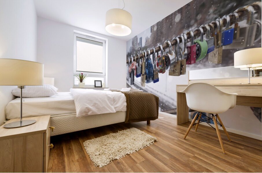 Love Locks Mural print