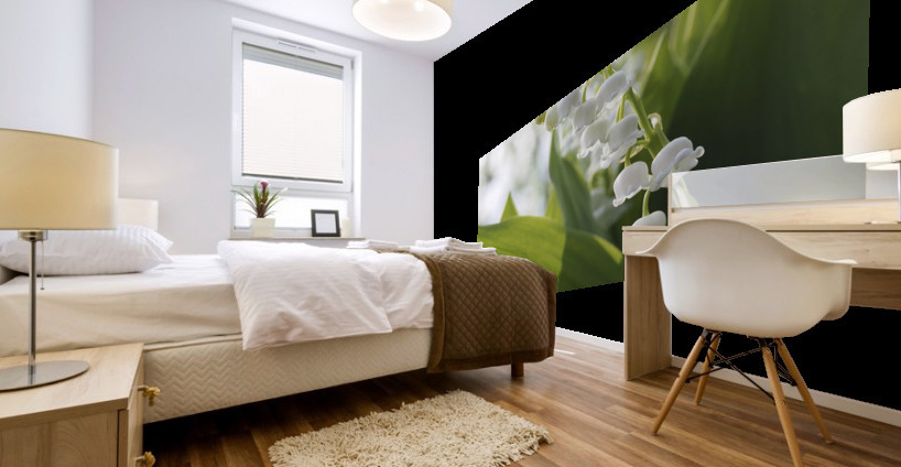 May Lilies Mural print