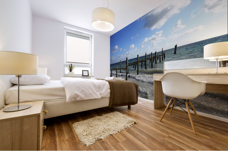 Old Dock Mural print