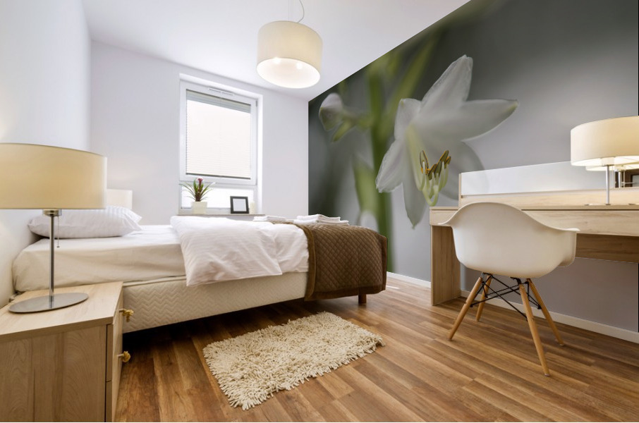 White Lily Mural print