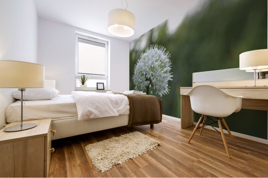 The White One Mural print