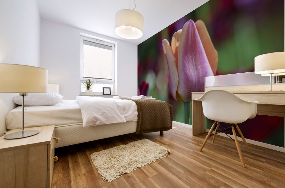 Glowing Lady Mural print