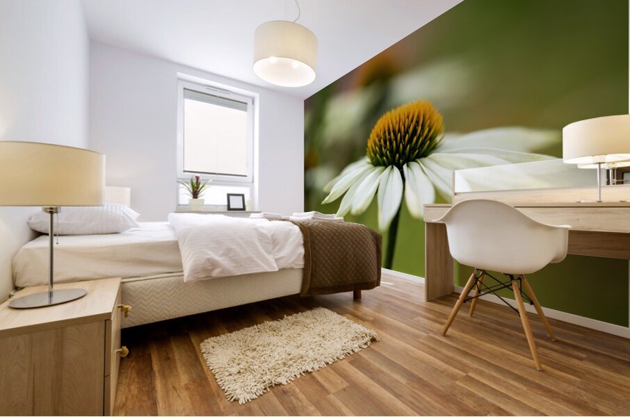 White Swan Mural print