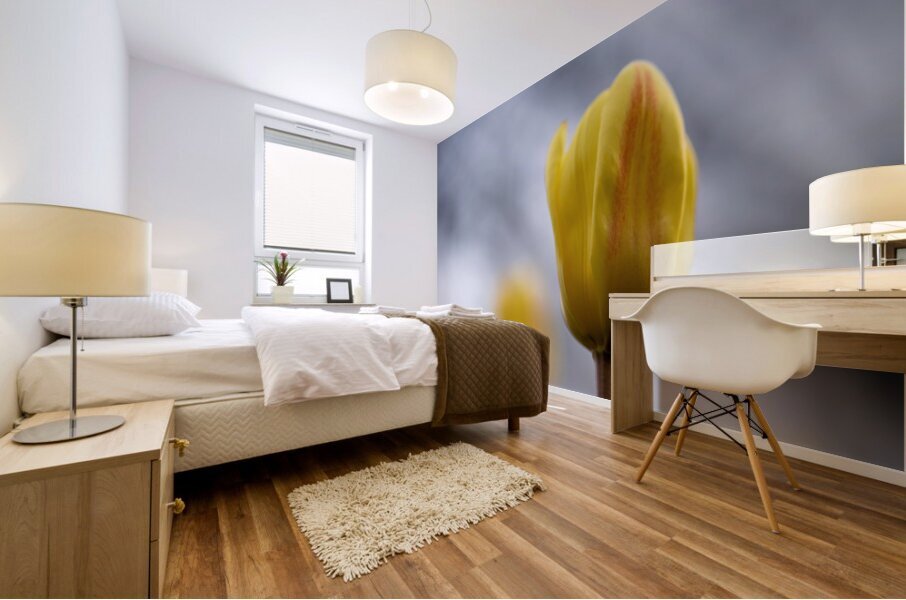 Yellow Whisperings Impression murale