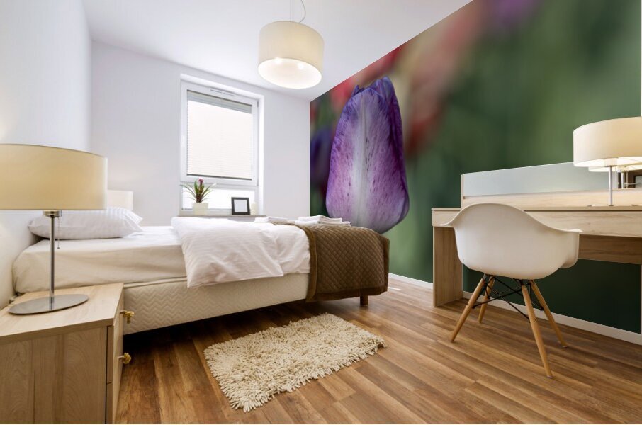 Purple Muse Mural print