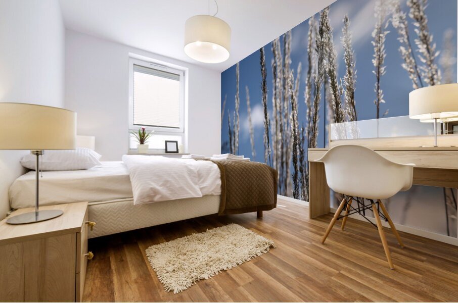 Silver Grass Mural print