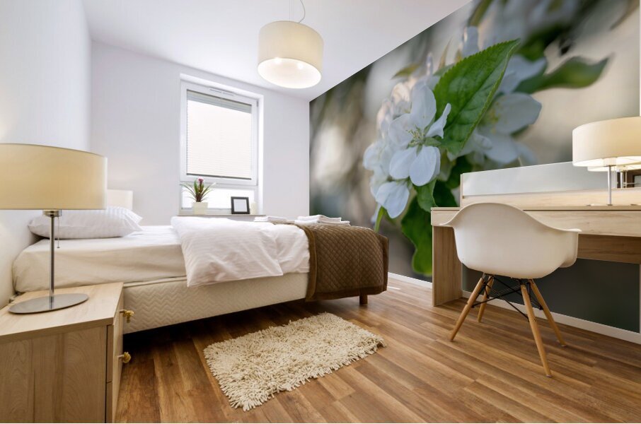 Whispering Blooms Mural print