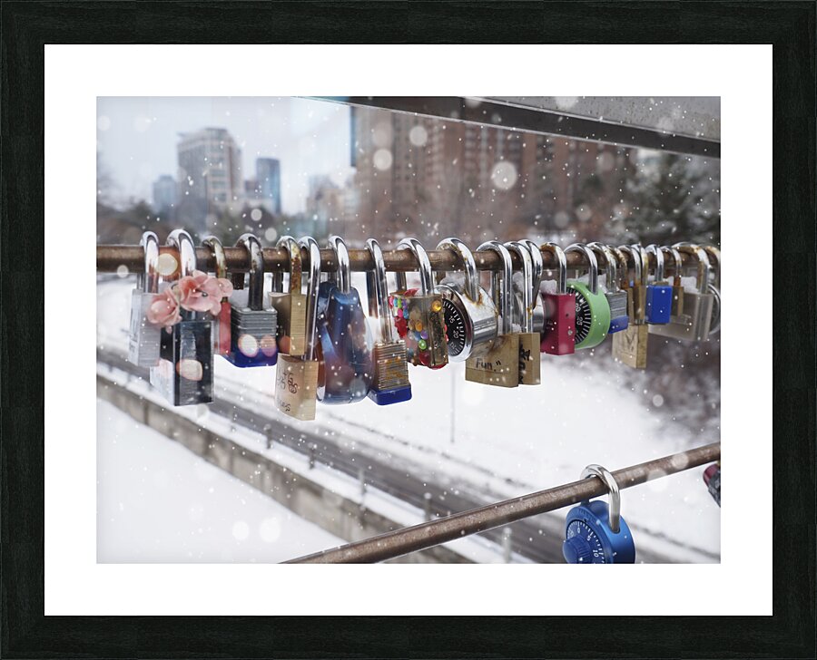 Love Locks Picture Frame print