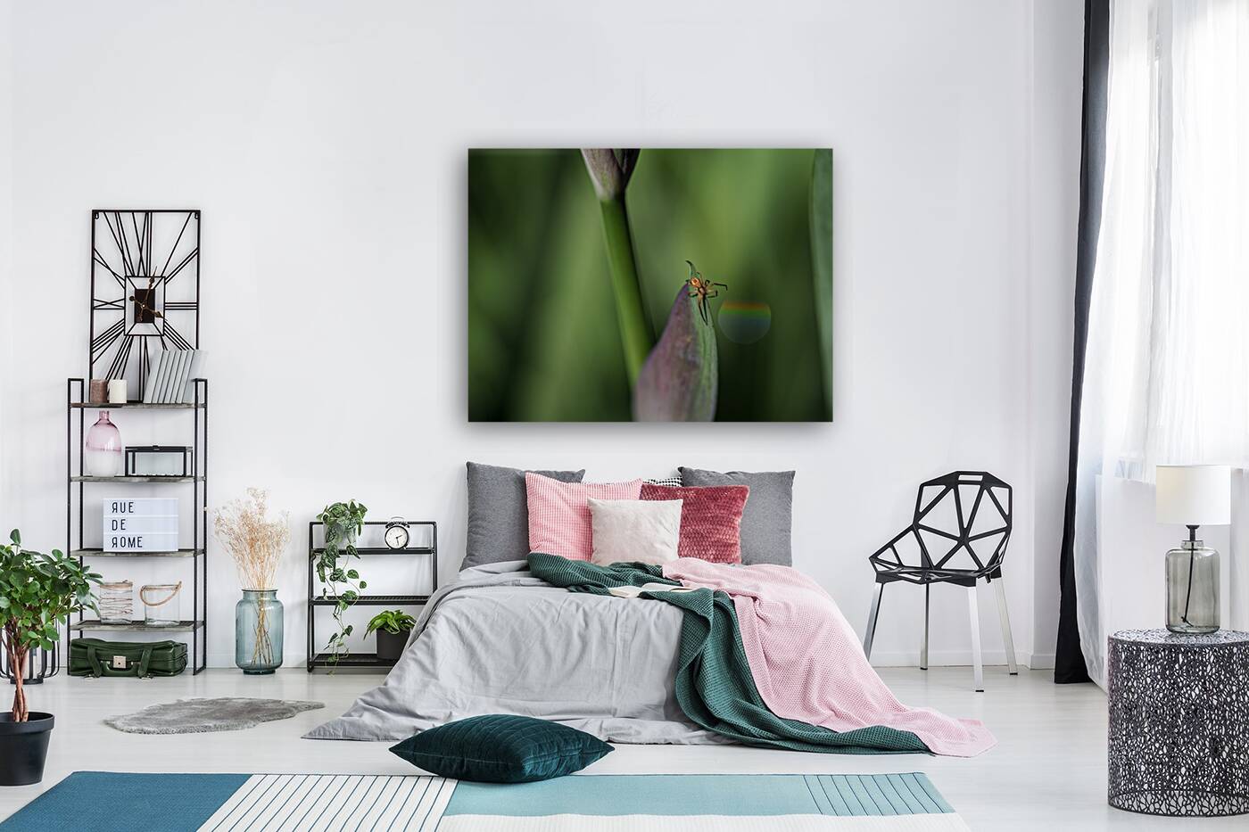 Spider with Rainbow Drop Reproduction