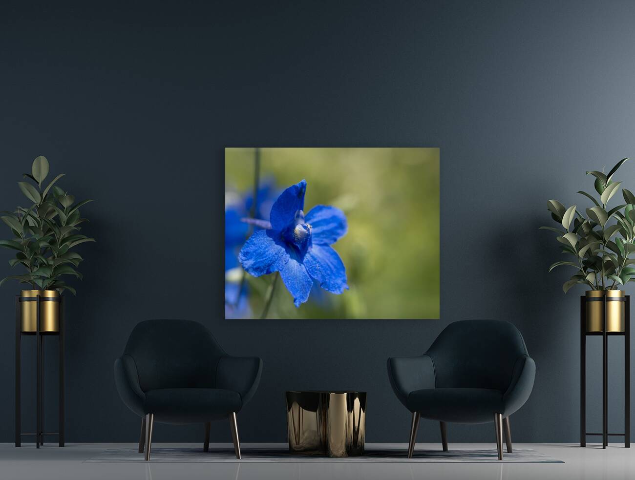 Blue Mirror Reproduction