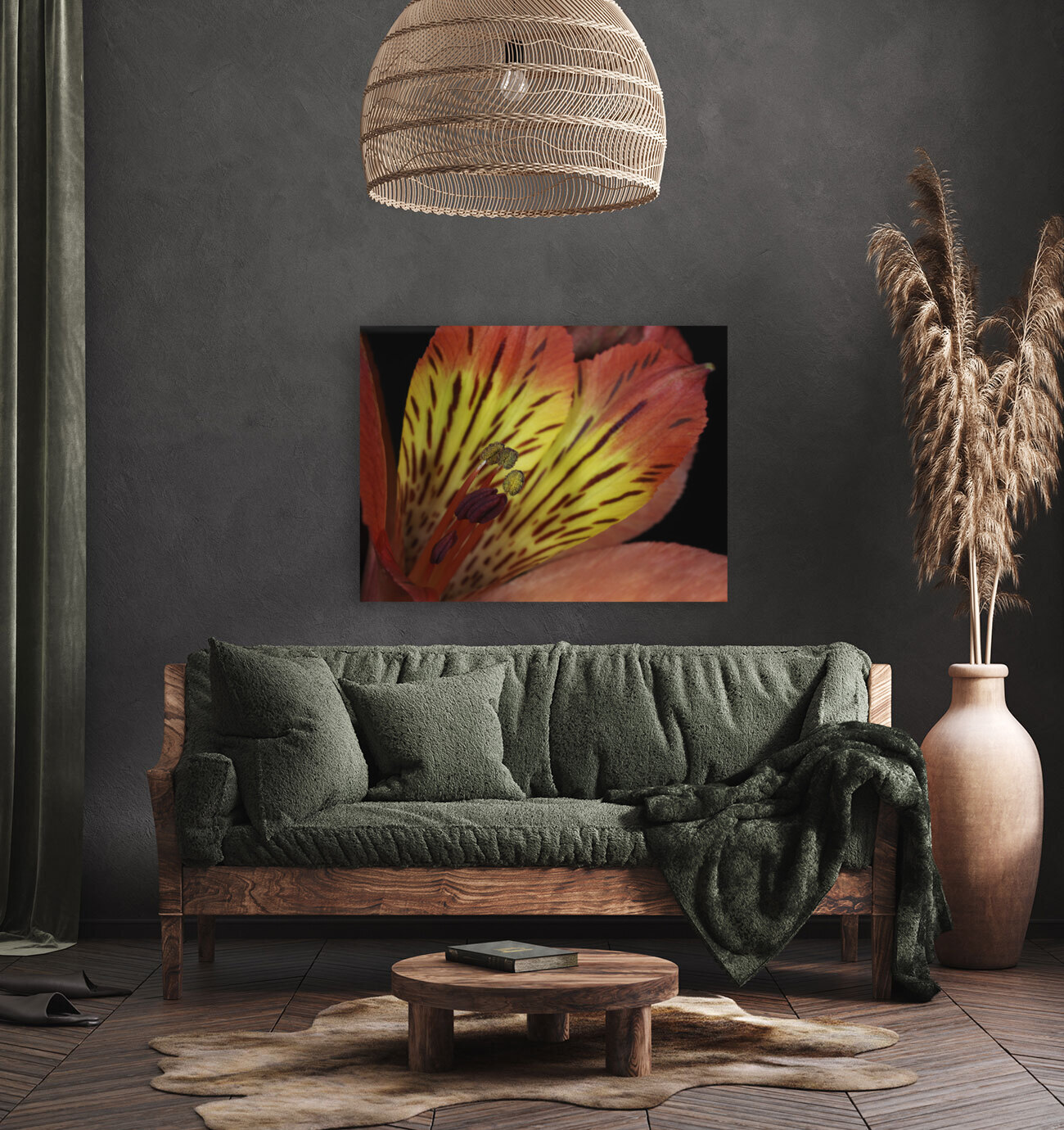 Lily Of The Incas Reproduction