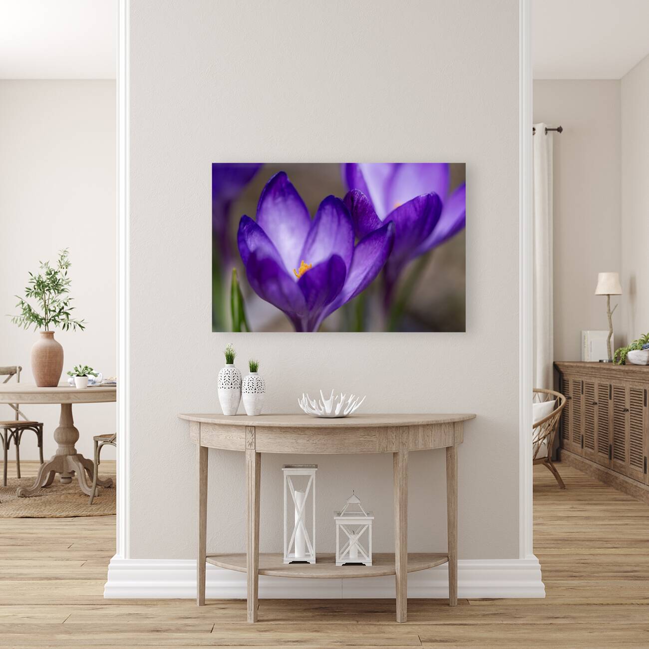 Crocus Closeup Reproduction