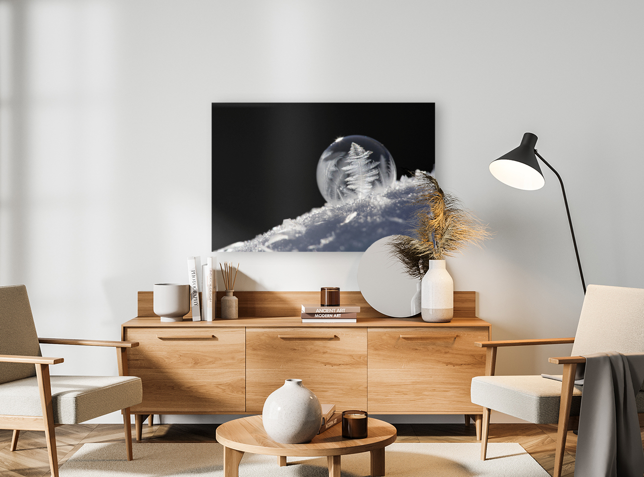 Frozen Soap Bubble Reproduction