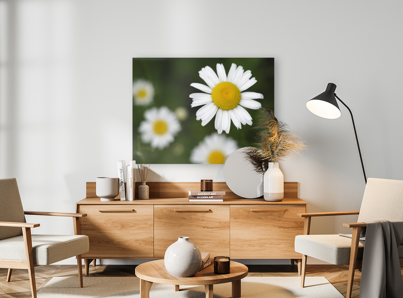 Common Daisies Reproduction