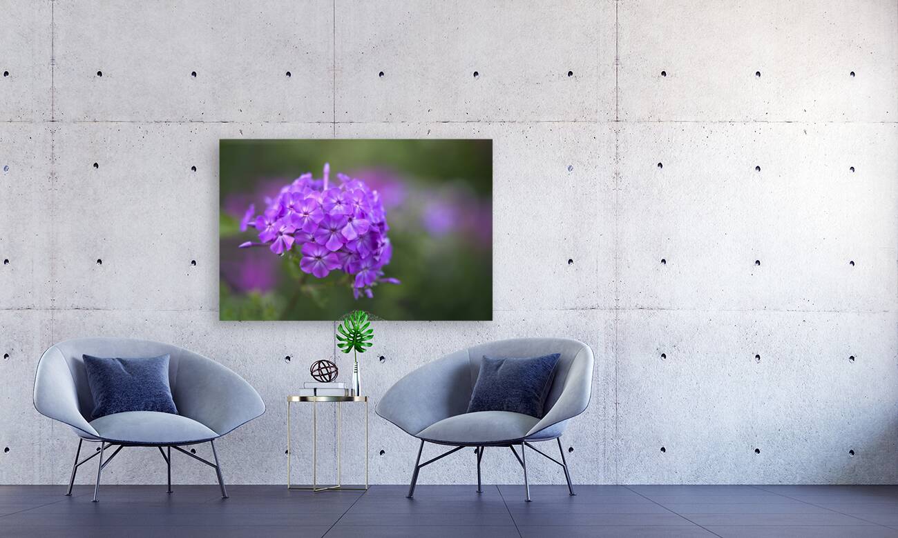 Pretty Purple Bouquet Reproduction