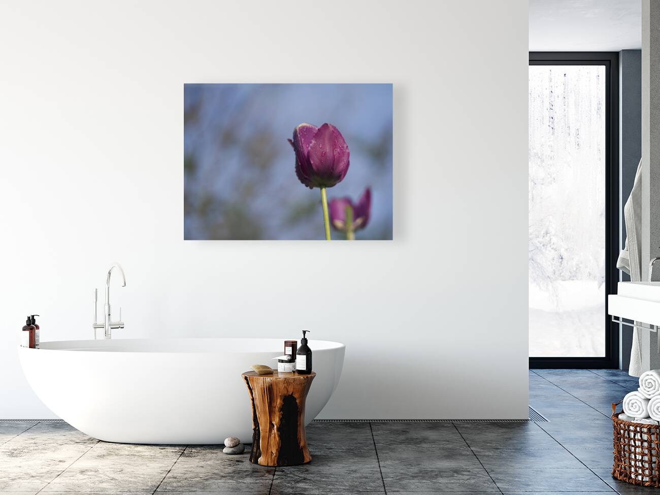 Lady in Purple Reproduction