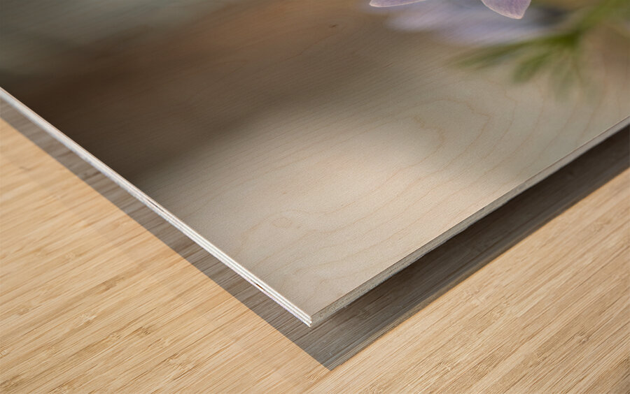 Purple Haze Wood print