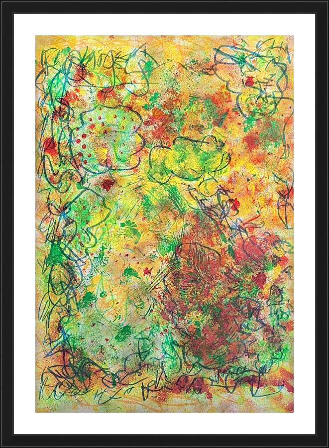 Fantasy. Handpainted  Picture Frame print