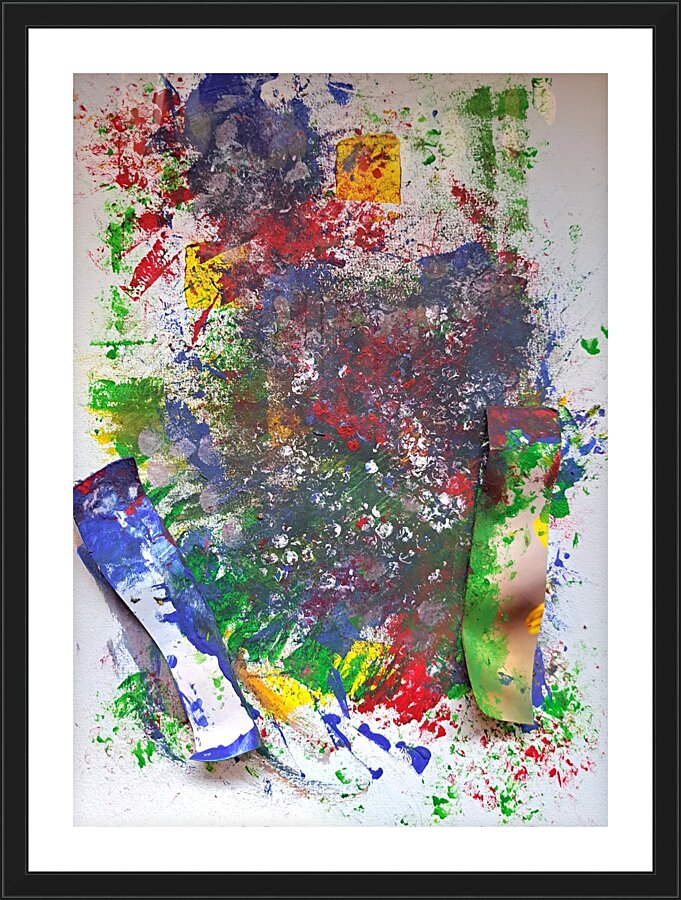 Support ukrainian painter Picture Frame print