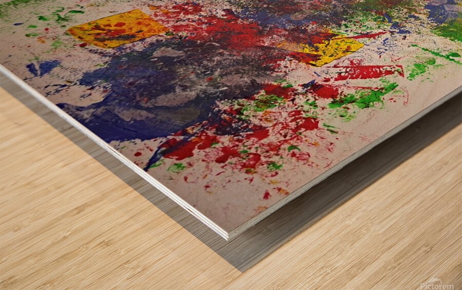 Support ukrainian painter Wood print