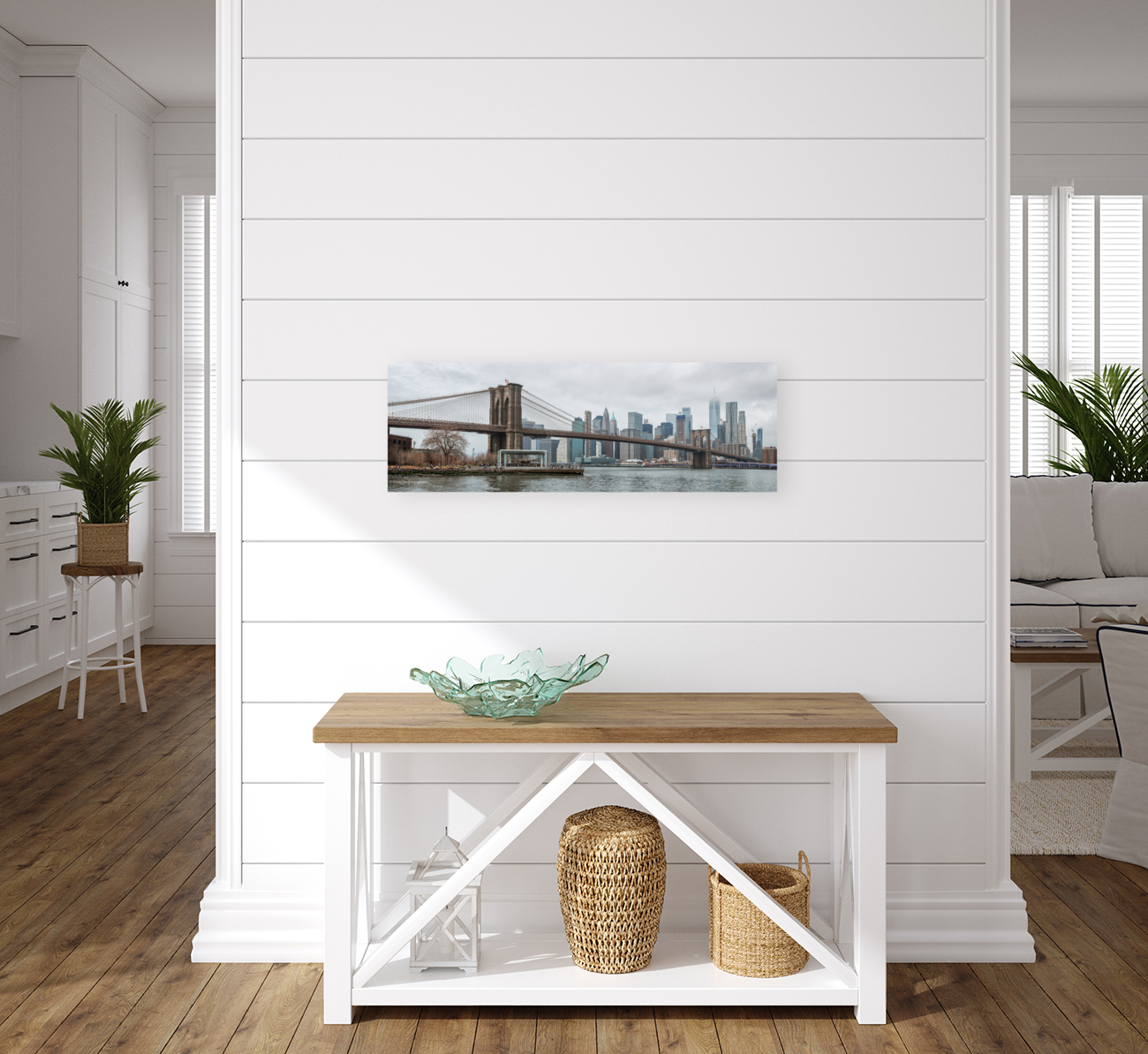 Brooklyn Bridge Pano Reproduction