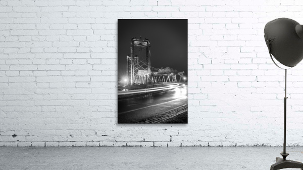 Memorial Bridge Light Trails Wall Preview