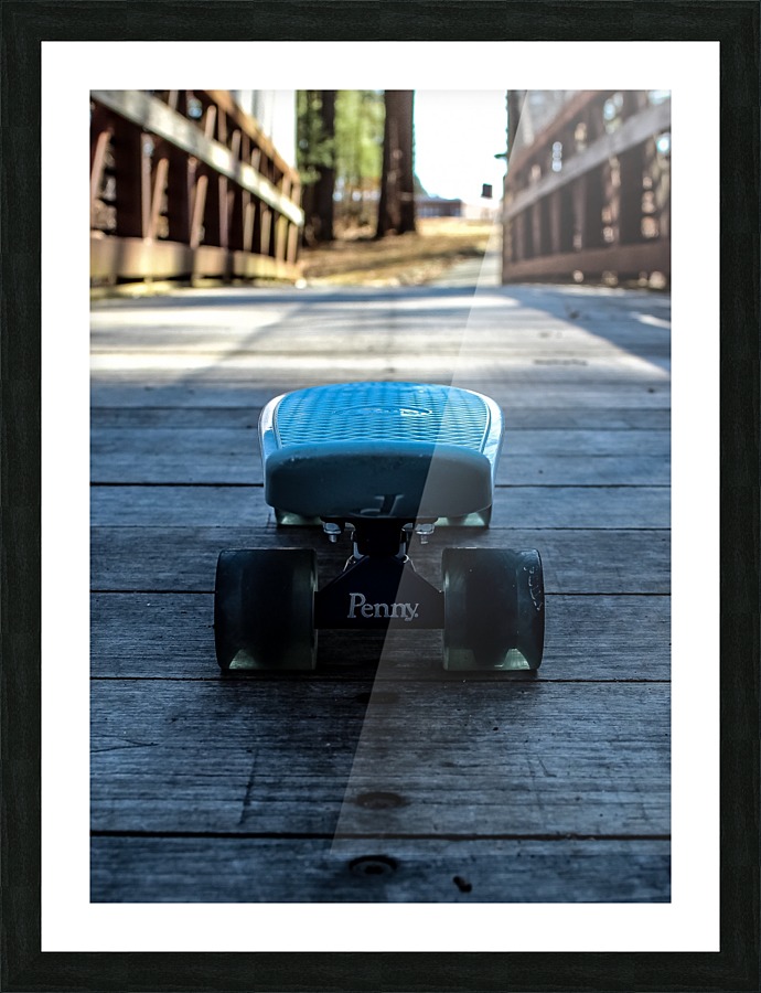 Penny Board Picture Frame print
